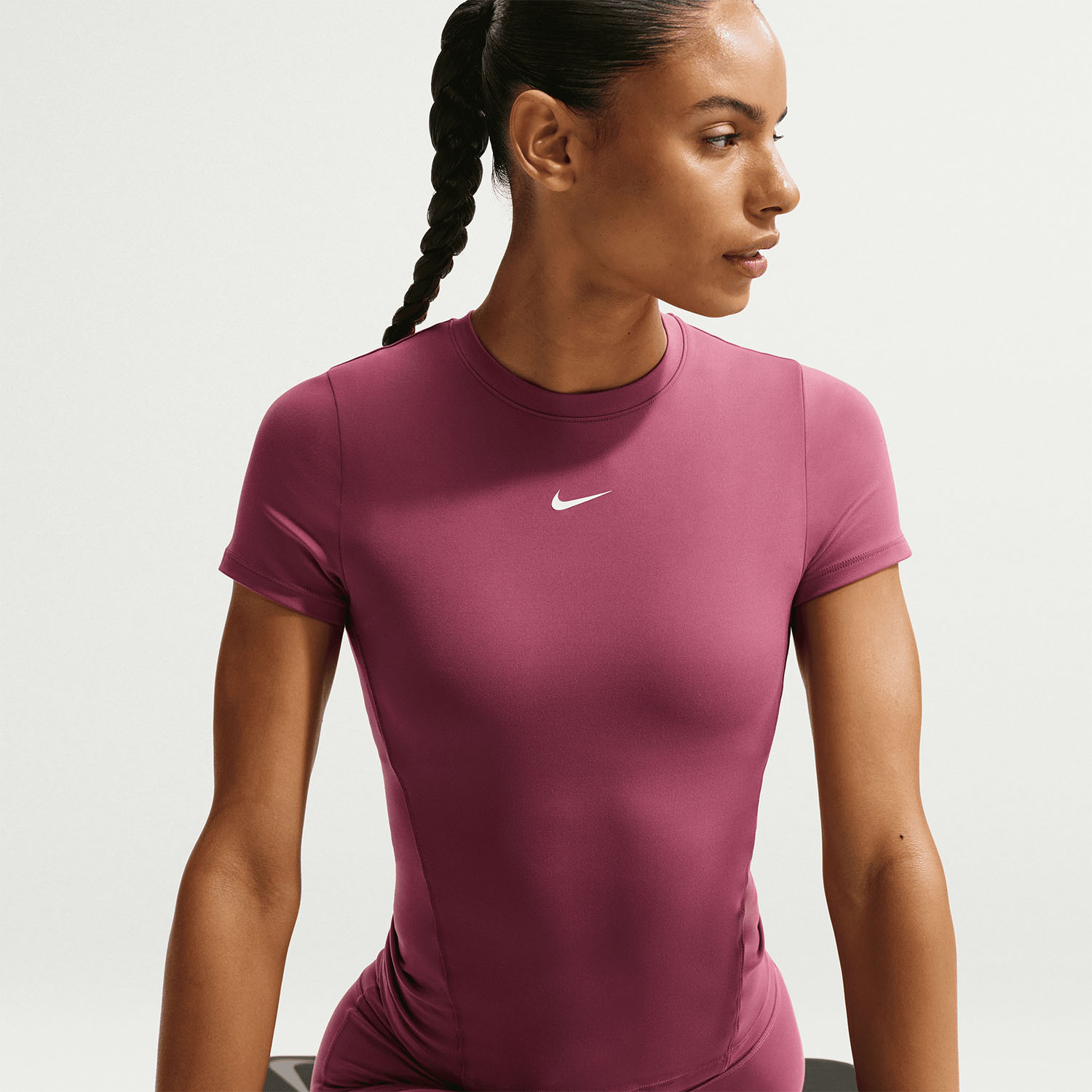 Nike One T-Shirt - Pink Smoke/White