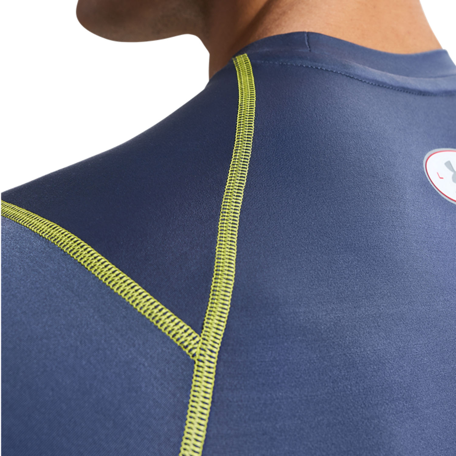 Under Armour HeatGear Elite T-Shirt - Downpour Gray/Flash Light/Reflective