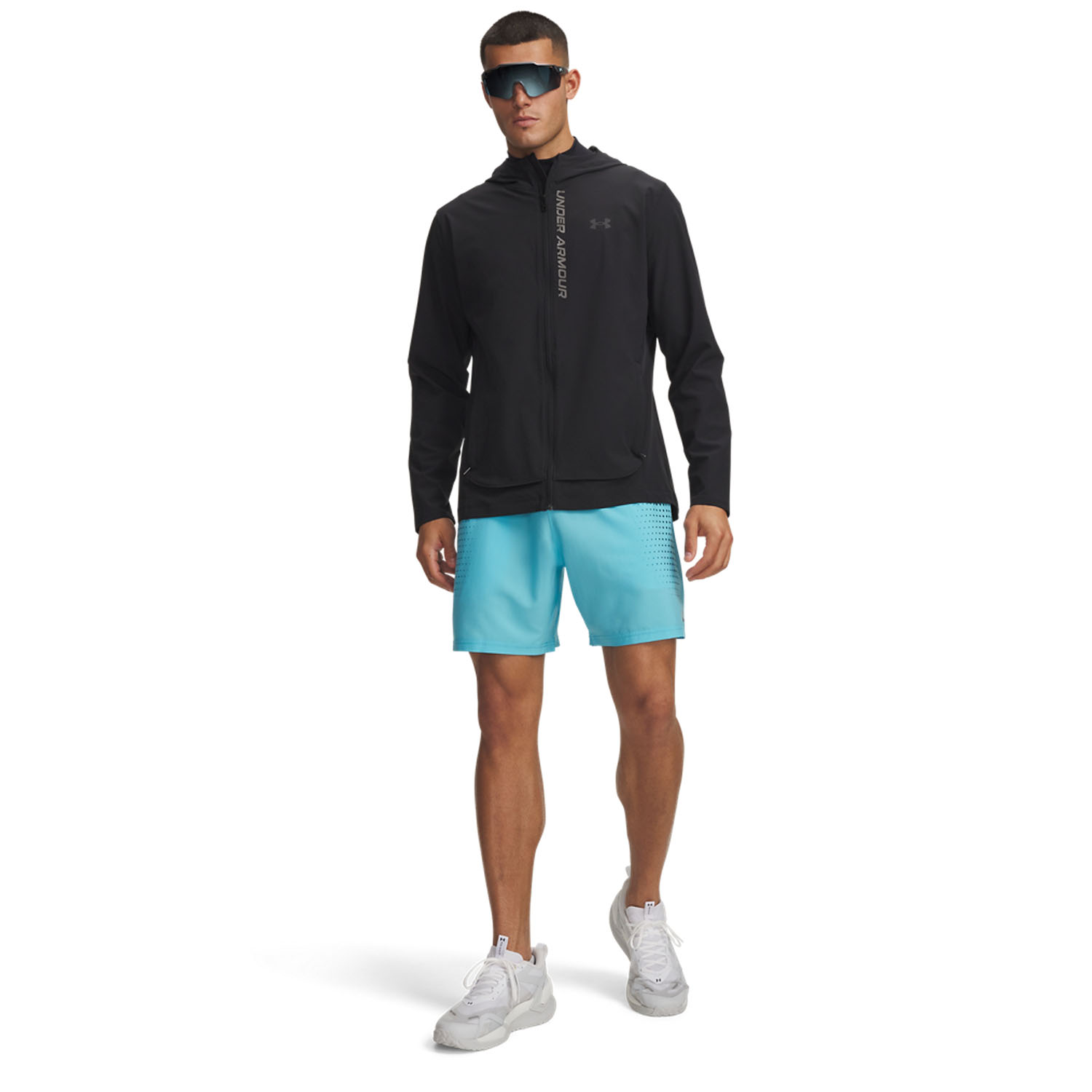 Under Armour Tech Play 7in Shorts - Fresco Blue/Black