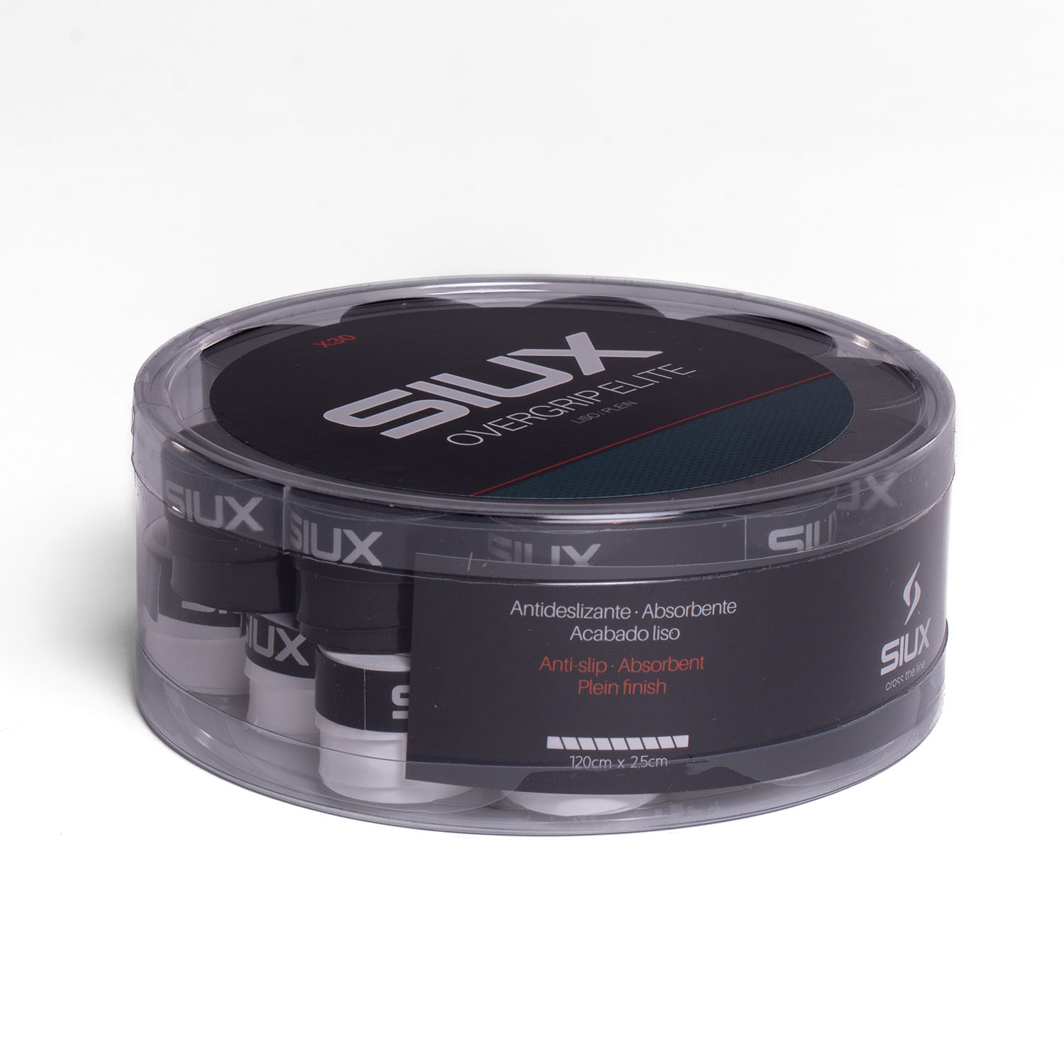 Siux Elite x 30 Overgrip - White/Black
