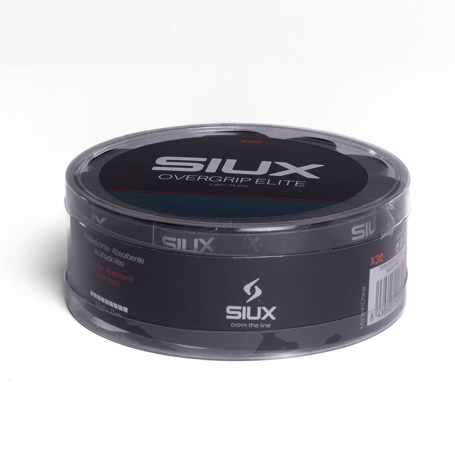 Siux Elite x 30 Overgrip - White/Black