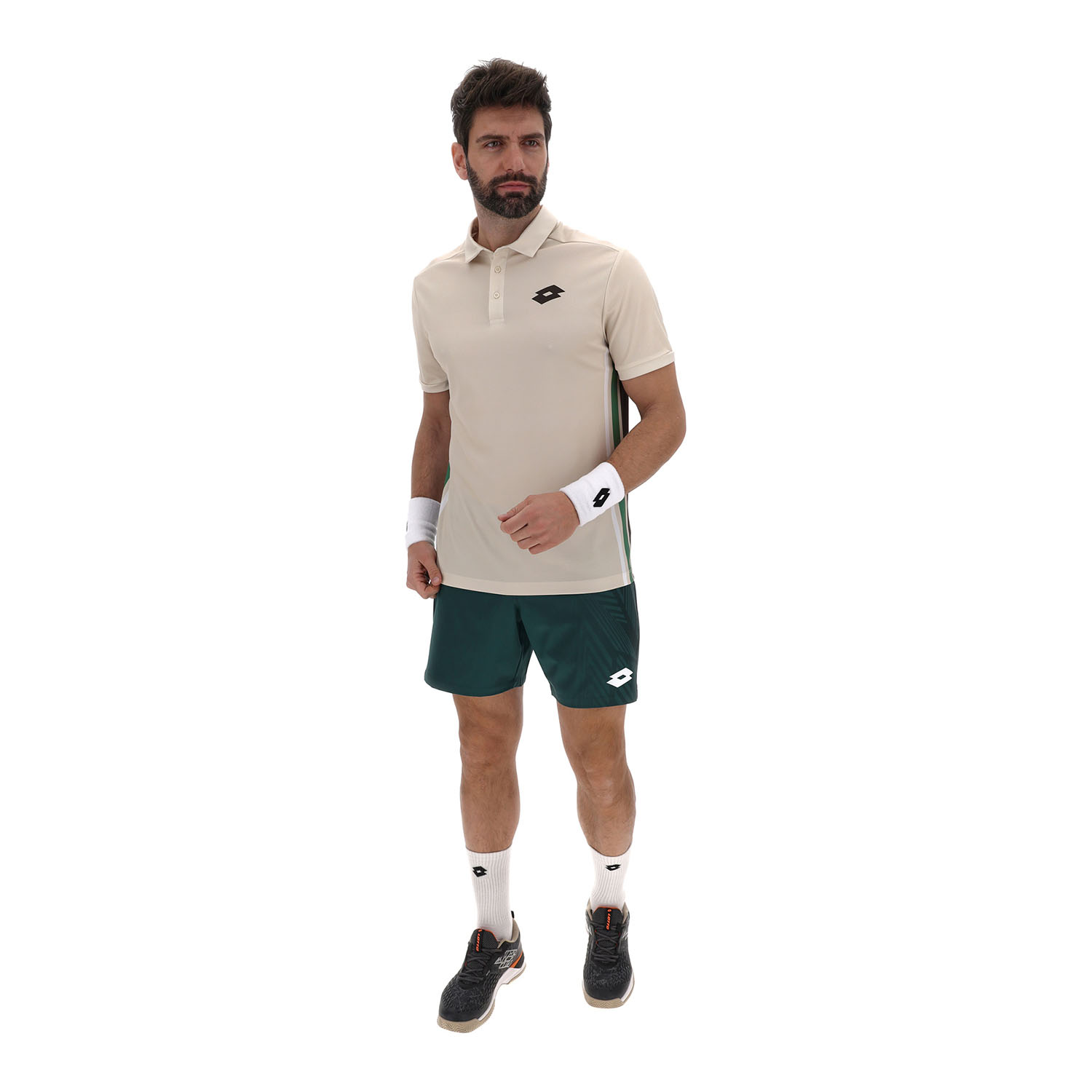 Lotto Tech VI D1 Polo - White Swan