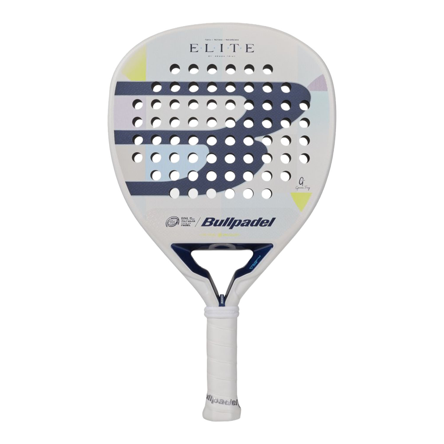 Bullpadel Elite W Rome Padel - White/Blue