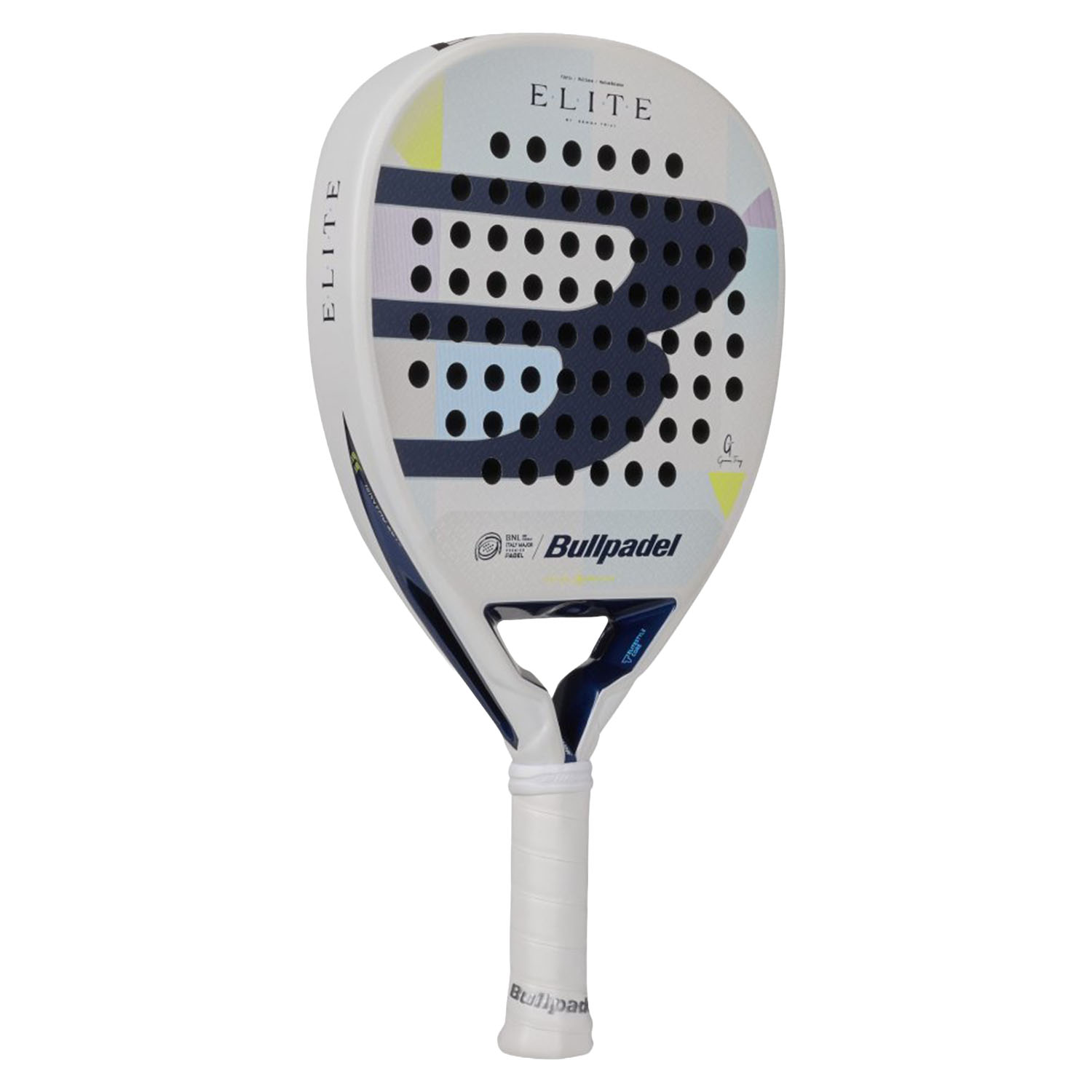 Bullpadel Elite W Rome Padel - White/Blue