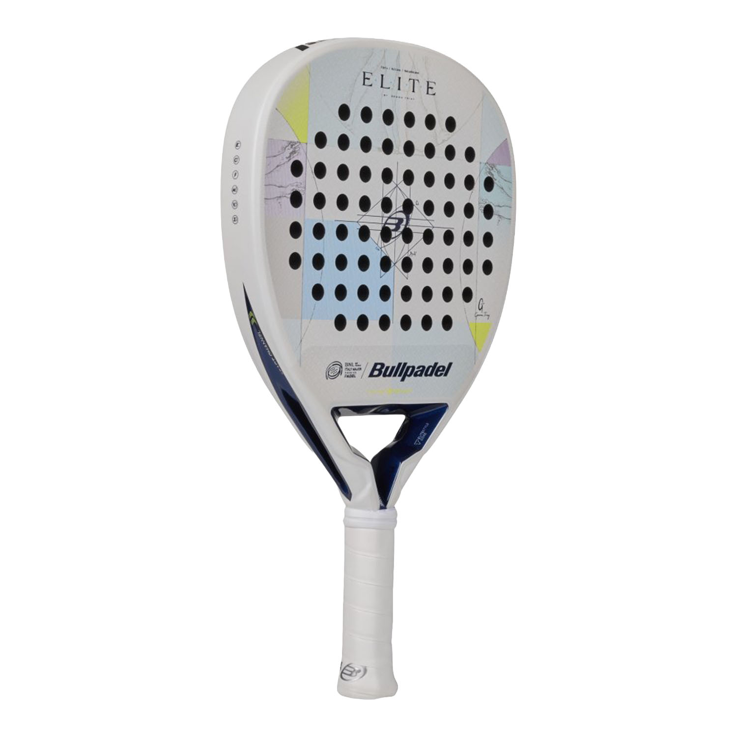 Bullpadel Elite W Rome Padel - White/Blue