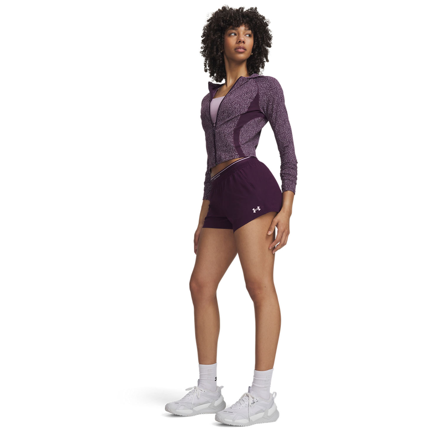 Under Armour Vanish Woven 3in Shorts - Purple Echo/Mauve Pink