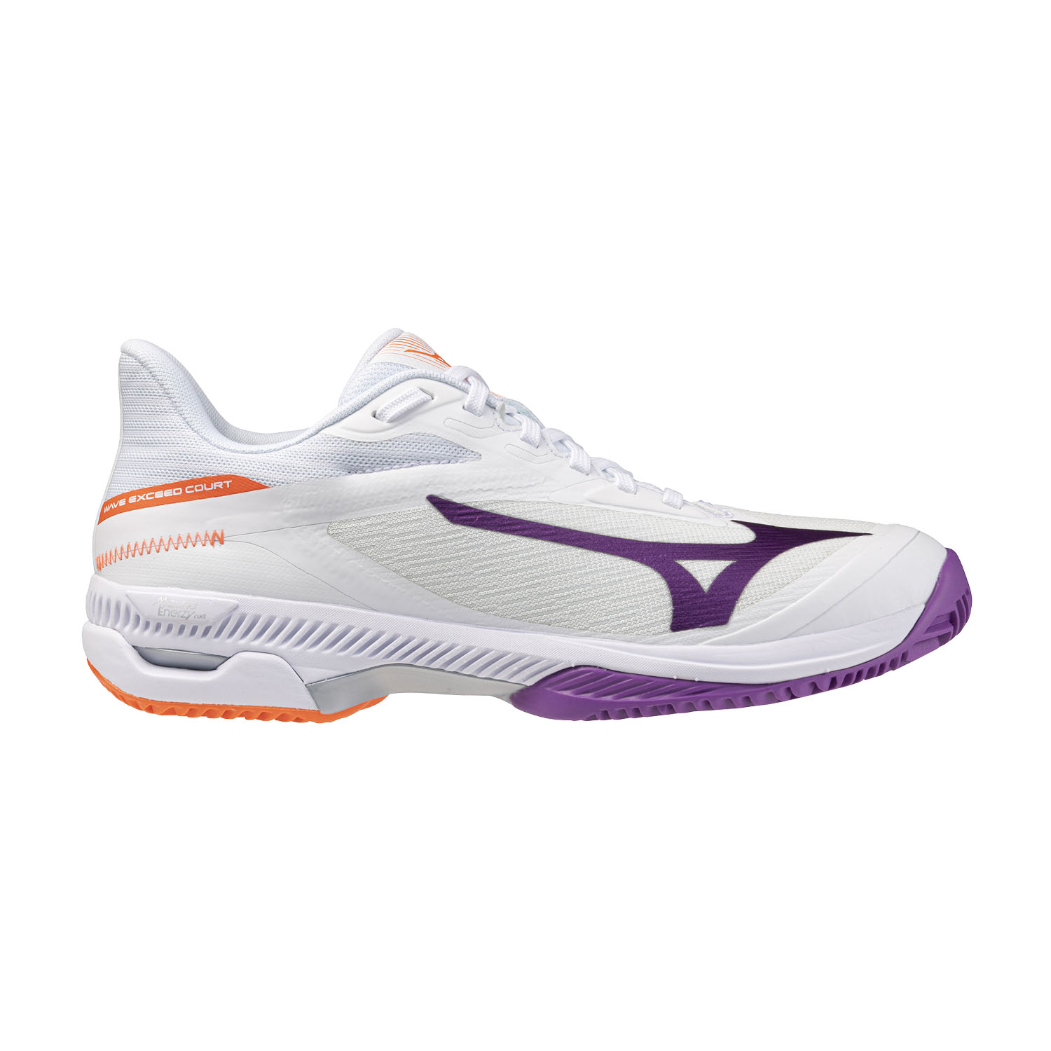 Mizuno Wave Exceed Court Clay - White/Dahlia/Lava Orange