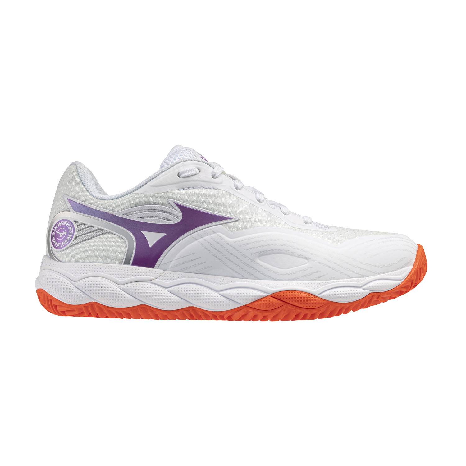 Mizuno Wave Enforce Court 2 Clay - White/Dahlia/Sunstone