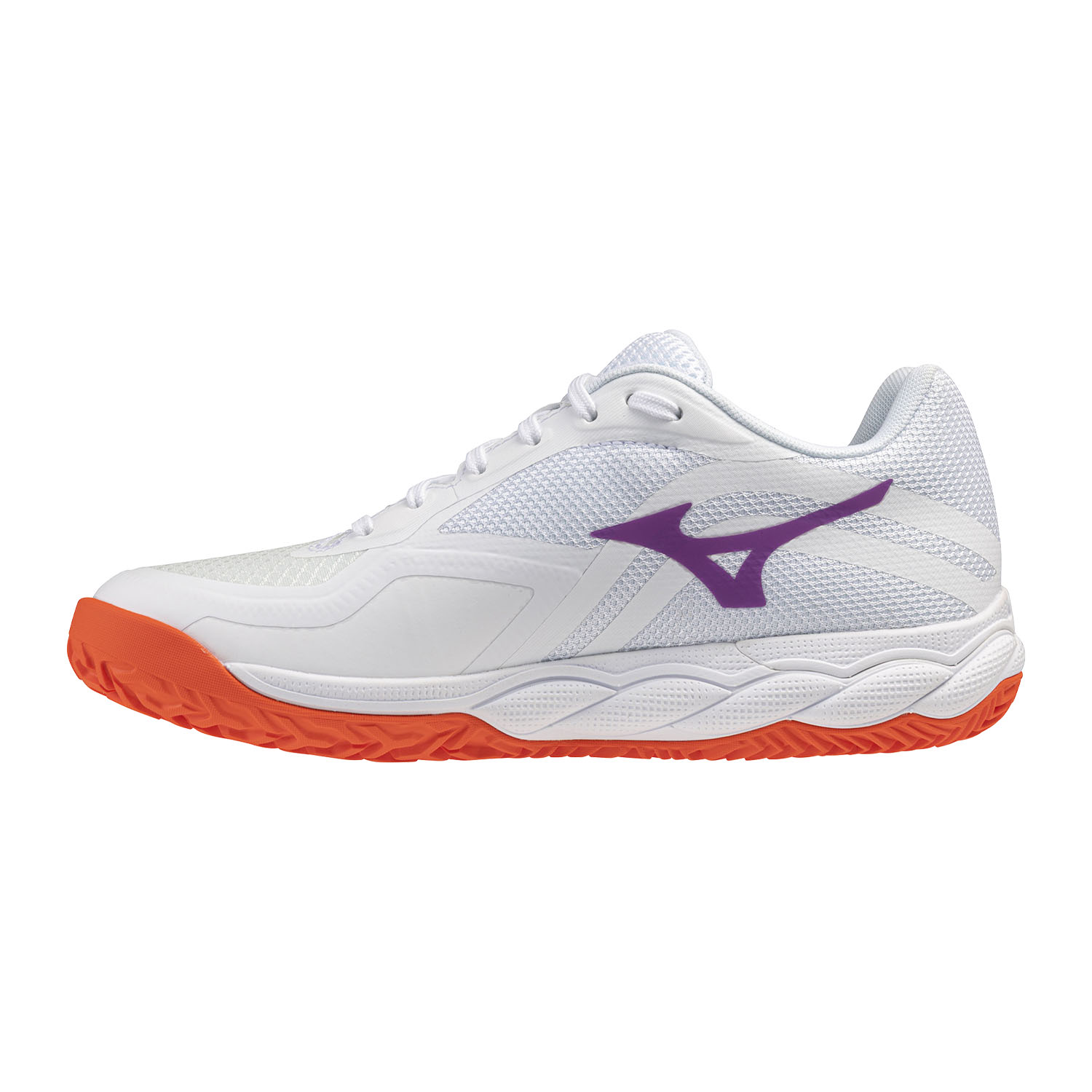 Mizuno Wave Enforce Court 2 Clay - White/Dahlia/Sunstone