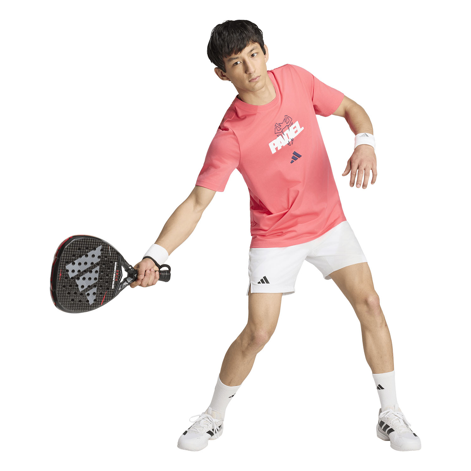 adidas Padel Graphic T-Shirt - Pure Turbo