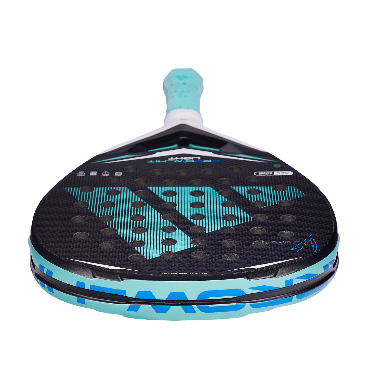 adidas Arrow Hit Light Padel - Black/Sky Blue