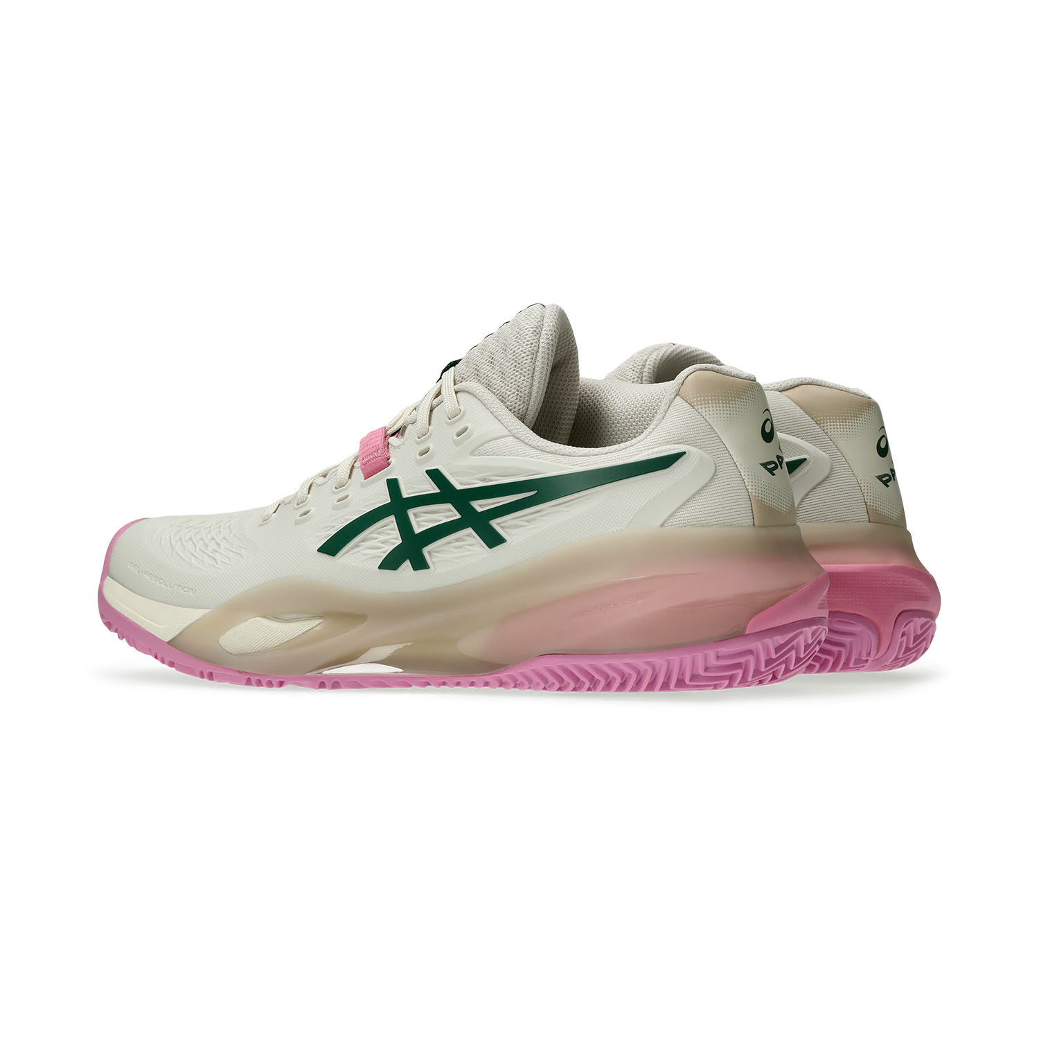 ASICS Gel Resolution X Padel - Soft Oat/Jewel Green