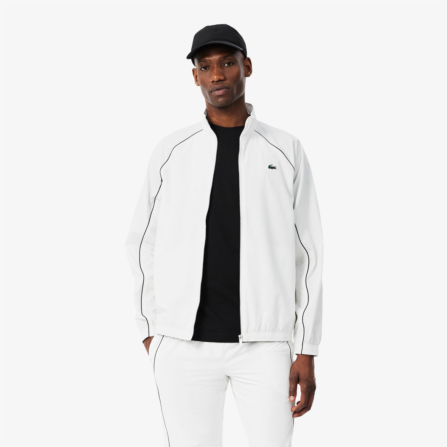 Lacoste Performance Giacca - Blanc/Noir