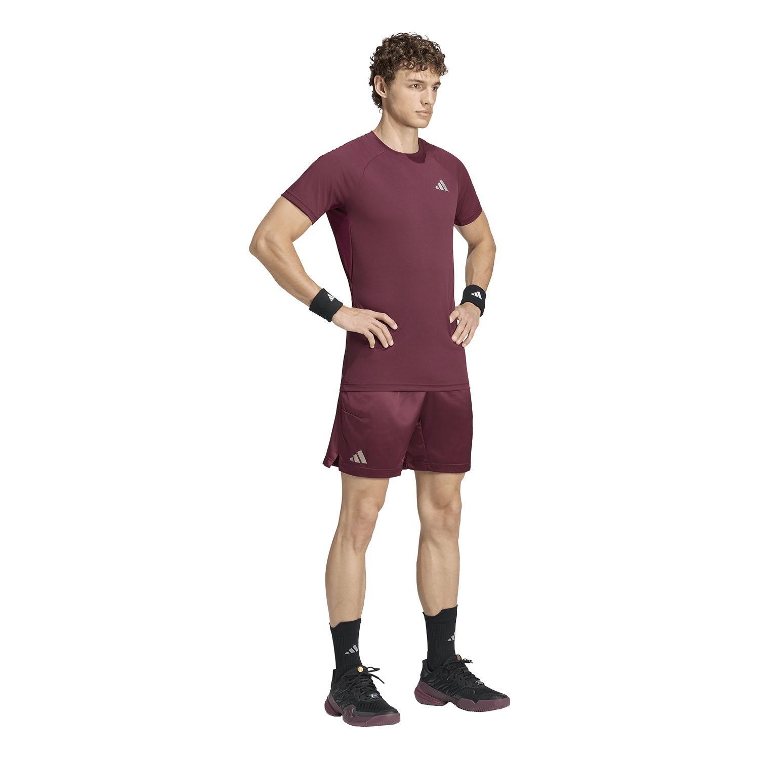 adidas CLIMACOOL+ Pro Freelift T-Shirt - Maroon