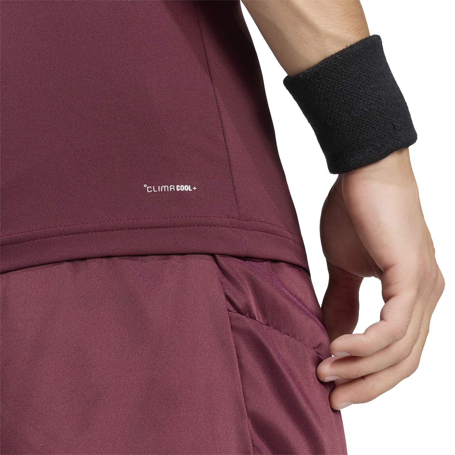 adidas CLIMACOOL+ Pro Freelift T-Shirt - Maroon