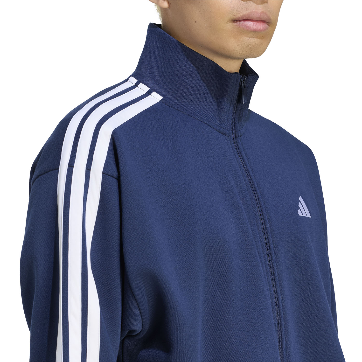 adidas 3 Stripes Logo Tuta - Team Navy Blue 2/White
