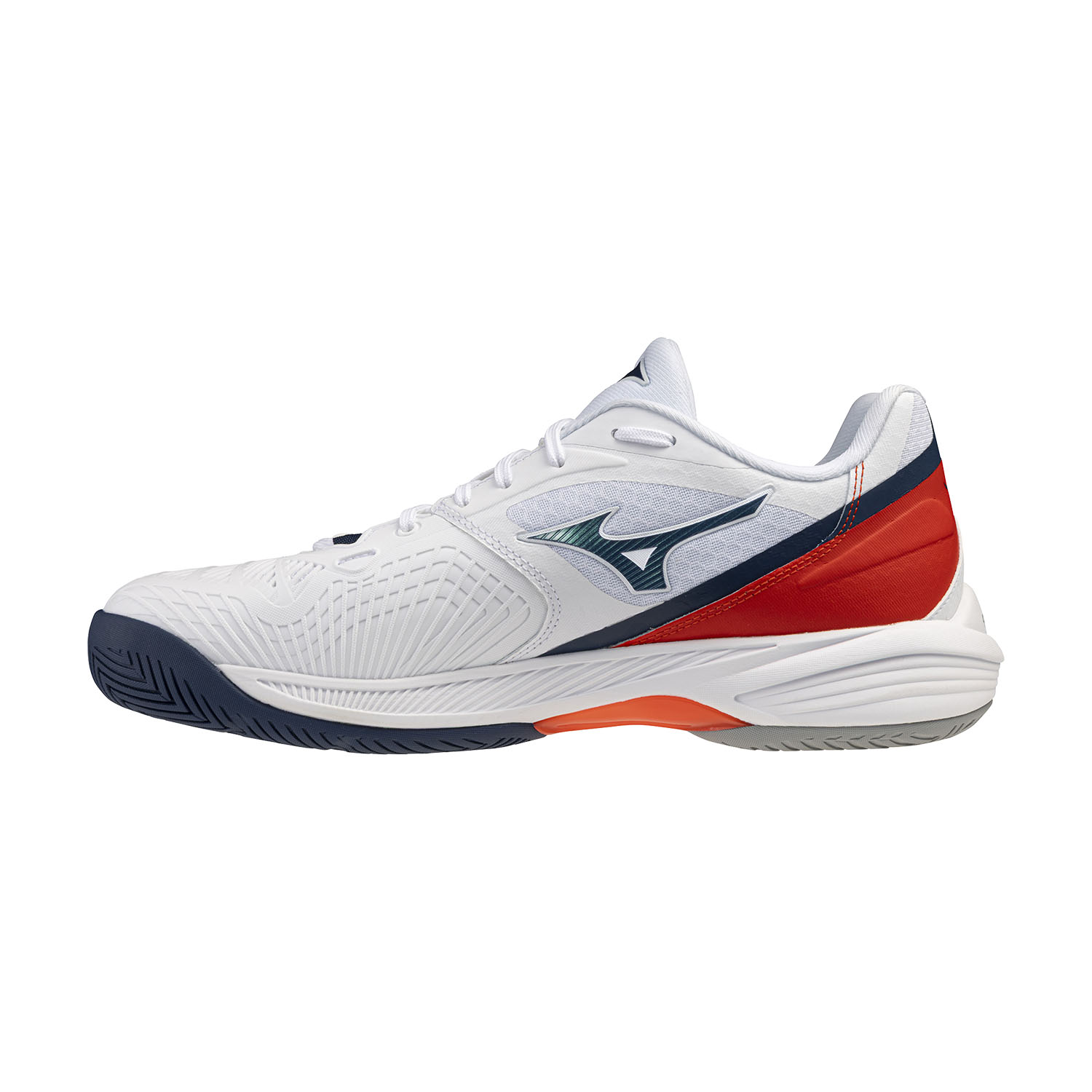 Mizuno Neo Ace AC - White/Insignia Blue/Orange
