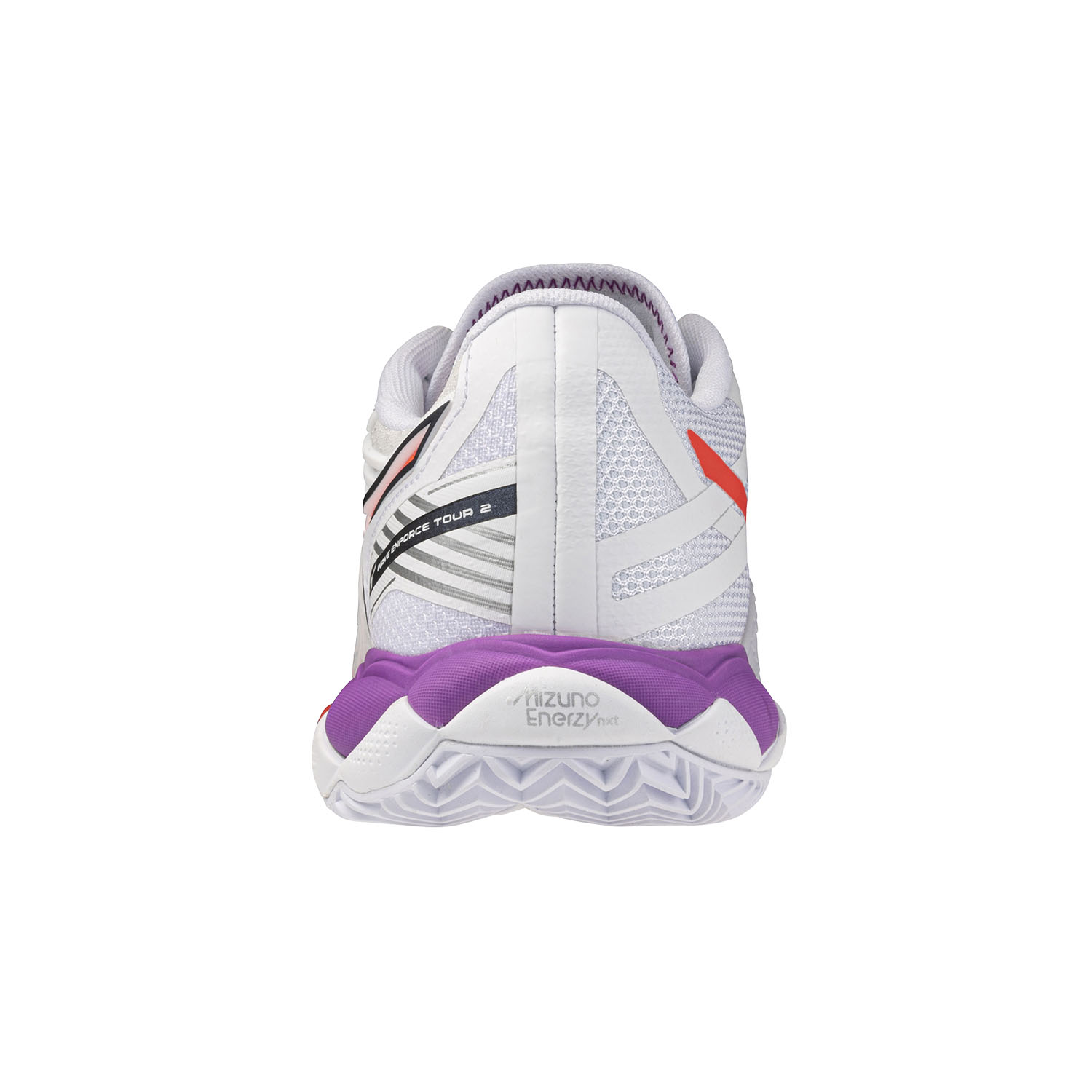 Mizuno Wave Enforce Tour 2 Clay - White/Lava Orange/Dahlia