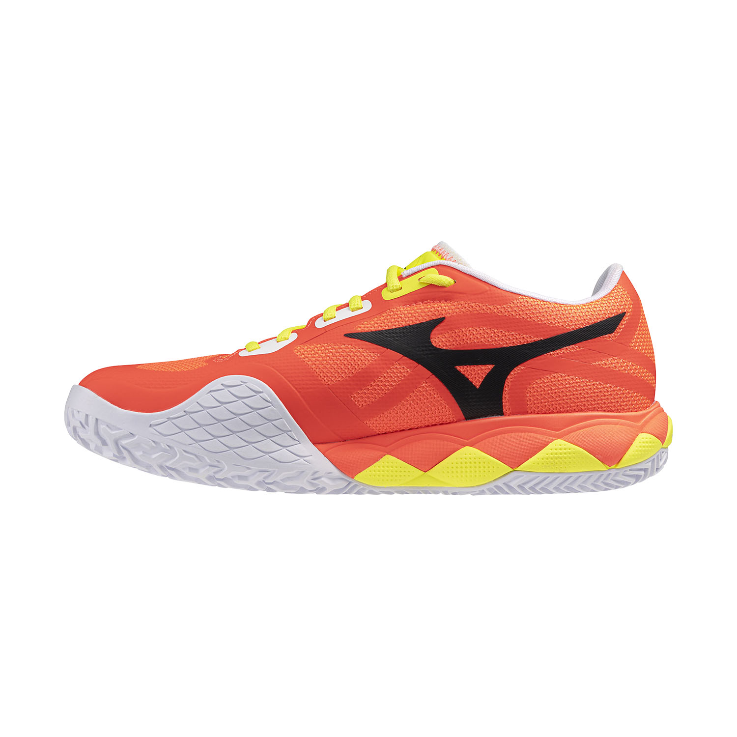 Mizuno Wave Enforce Tour 2 Padel - Lava Orange/White/Yellow Jasper
