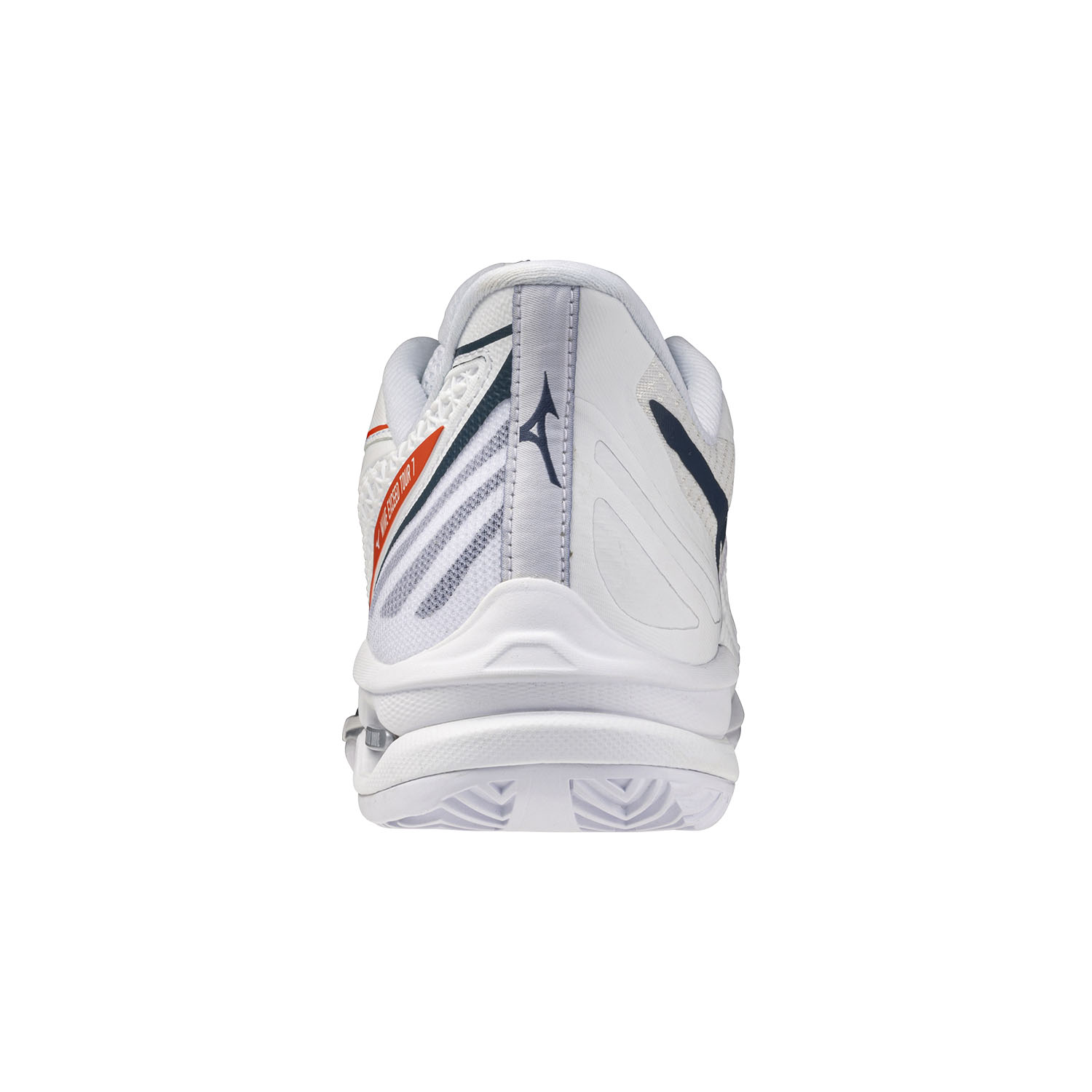 Mizuno Wave Exceed Tour 7 Clay - White/Insignia Blue/Orange