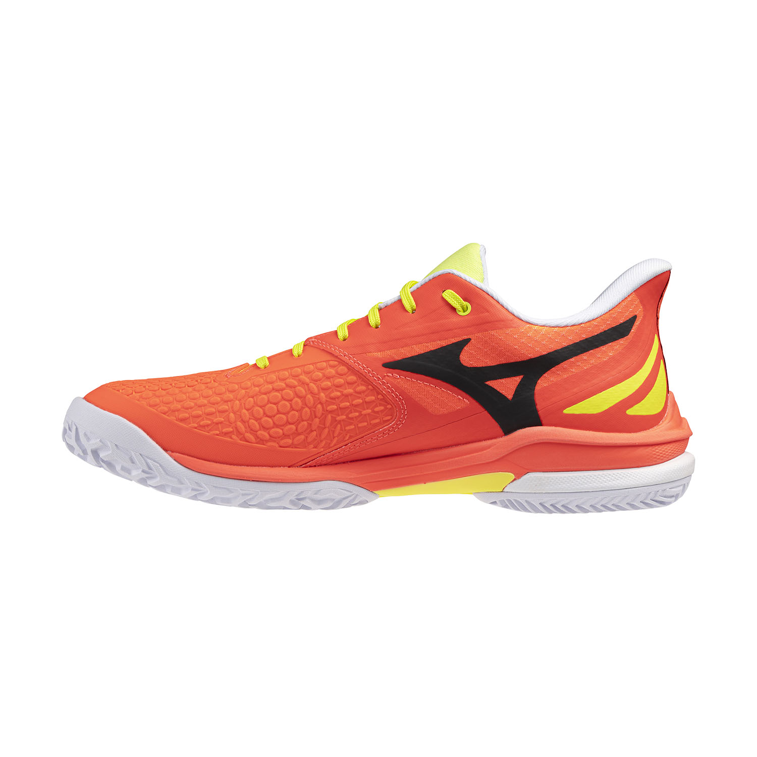 Mizuno Wave Exceed Tour 7 Padel - Lava Orange/Black Oyster/Yellow Jasper