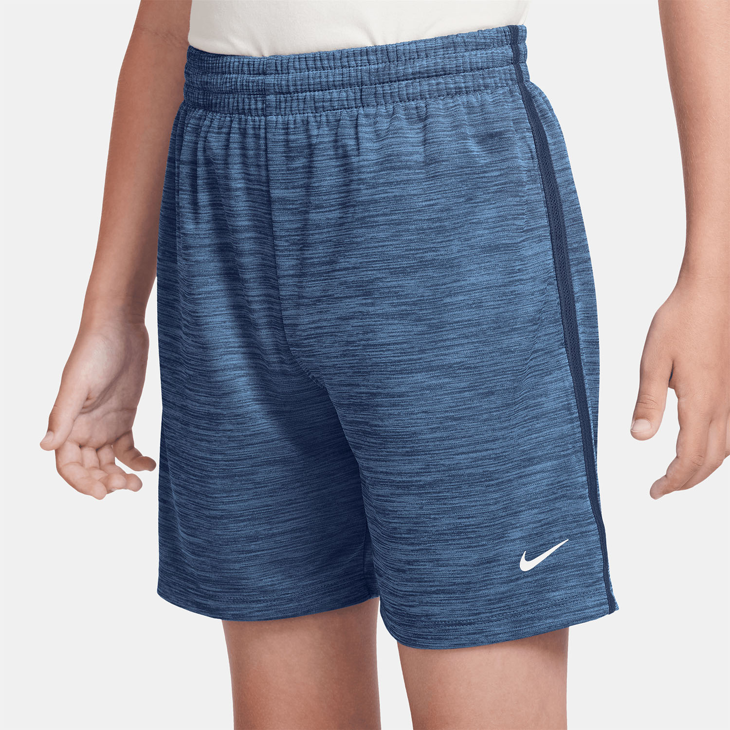 Nike Dri-FIT 5in Shorts Junior - Midnight Navy/Football Blue/White