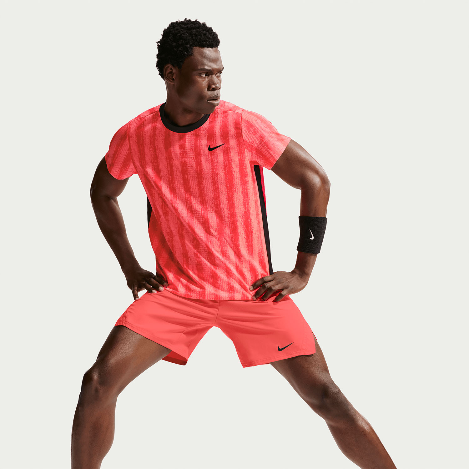 Nike Court Dri-FIT Victory 7in Shorts - Bright Crimson/Black