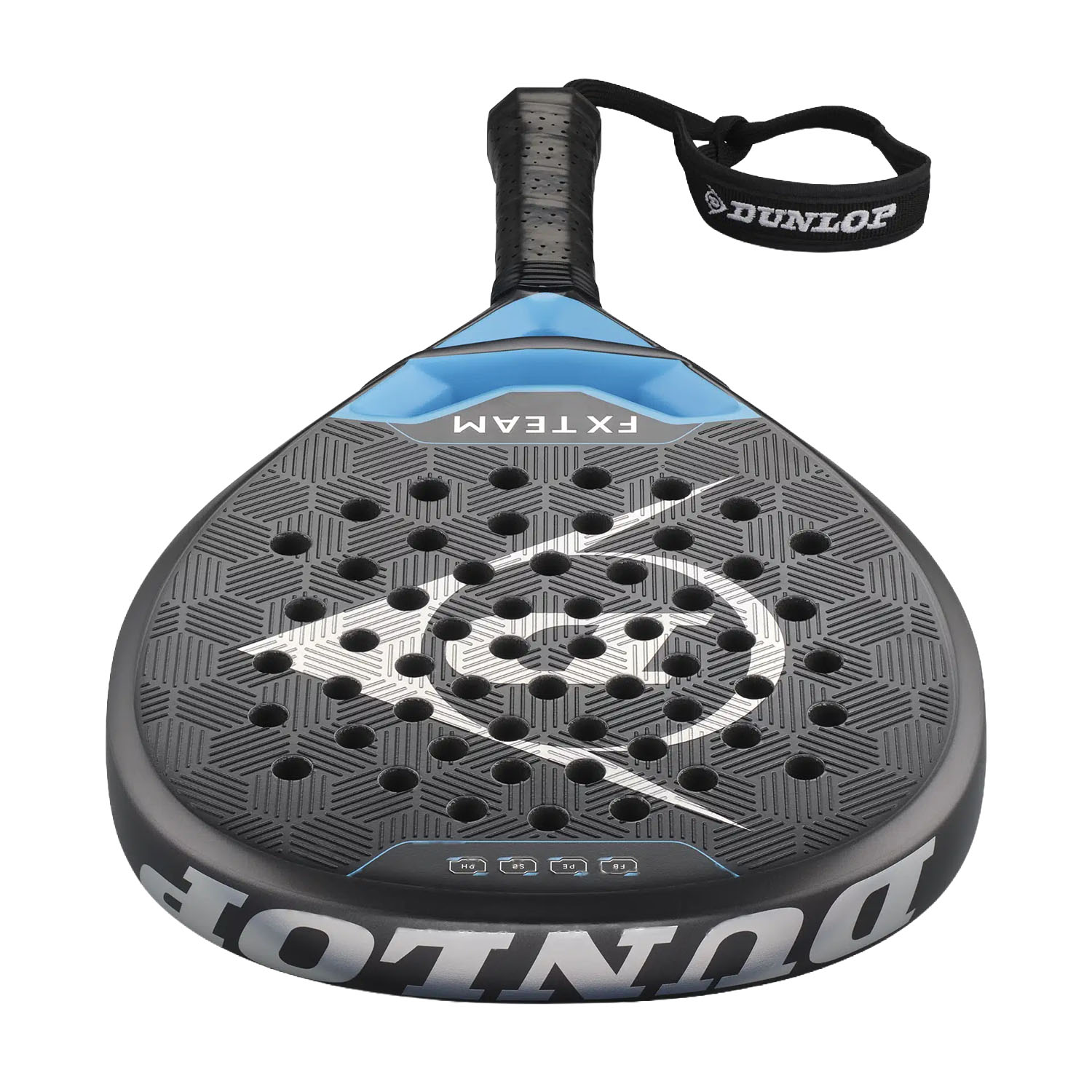 Dunlop FX TEAM Padel - Neon Cyan/Silver Foil/Black/White
