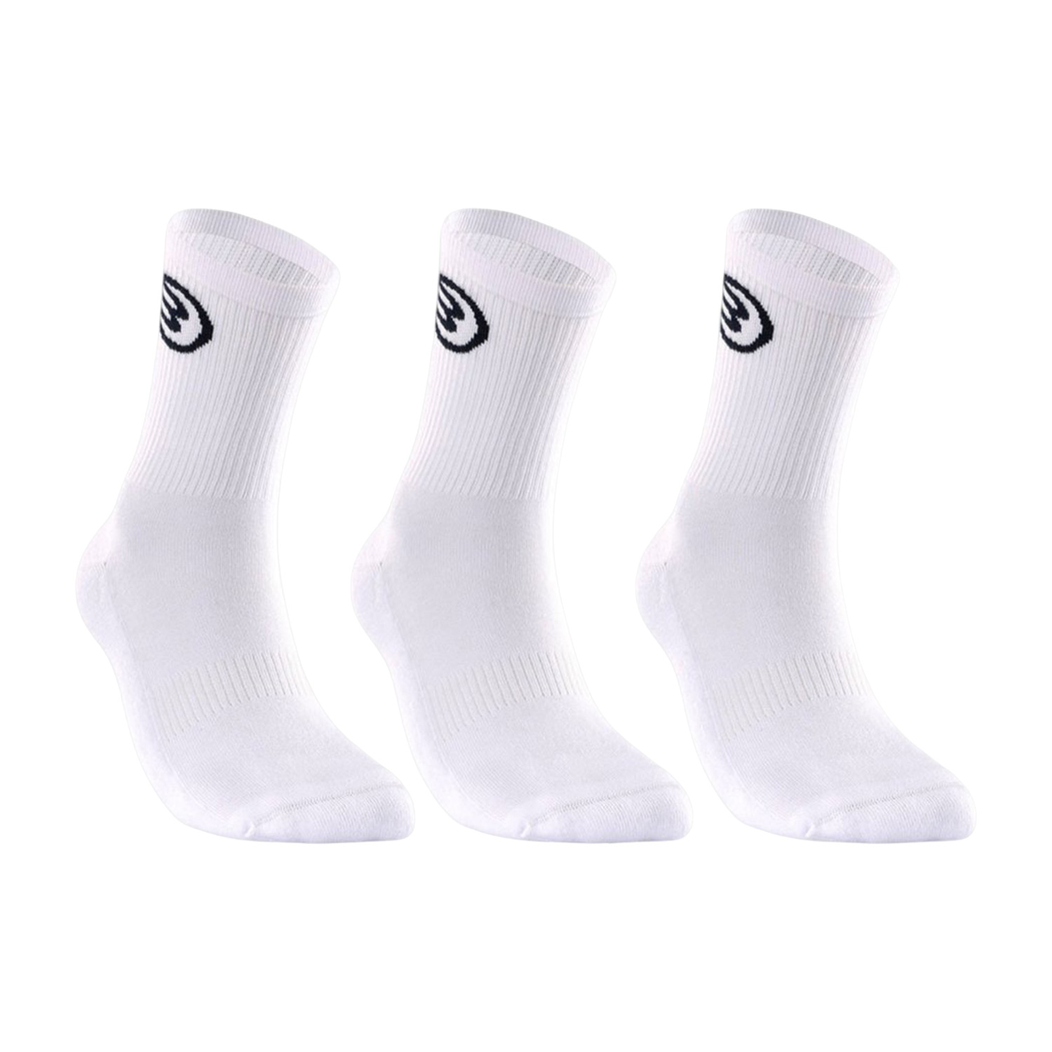 Bullpadel Pro x 3 Calcetines - Blanco