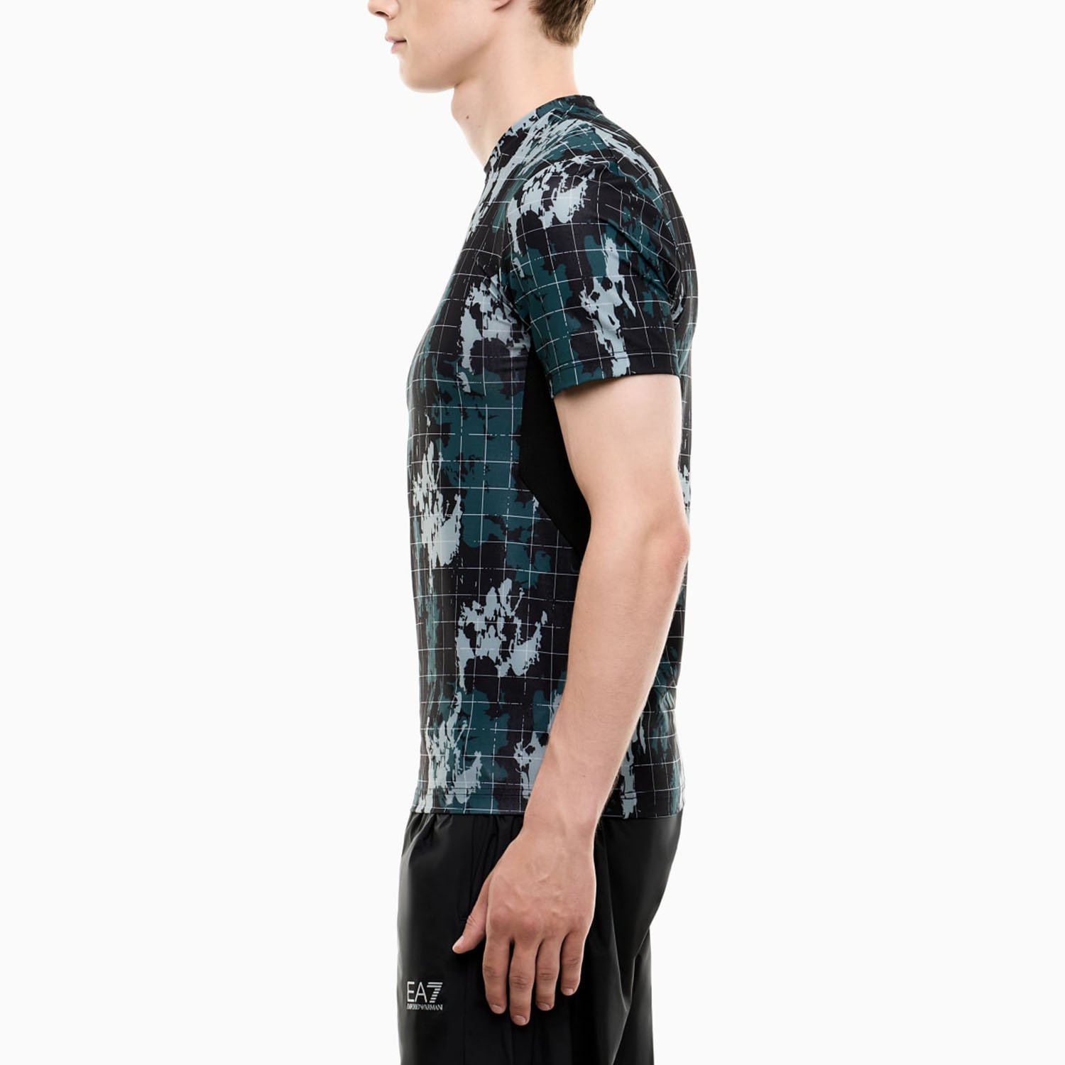 EA7 VIGOR7 T-Shirt - Fancy Camou Black