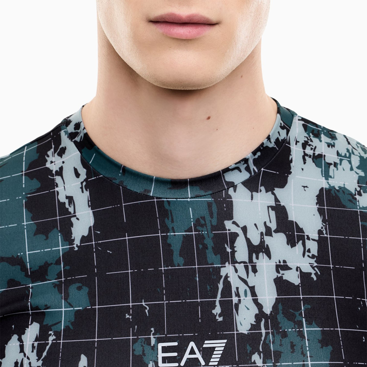 EA7 VIGOR7 T-Shirt - Fancy Camou Black