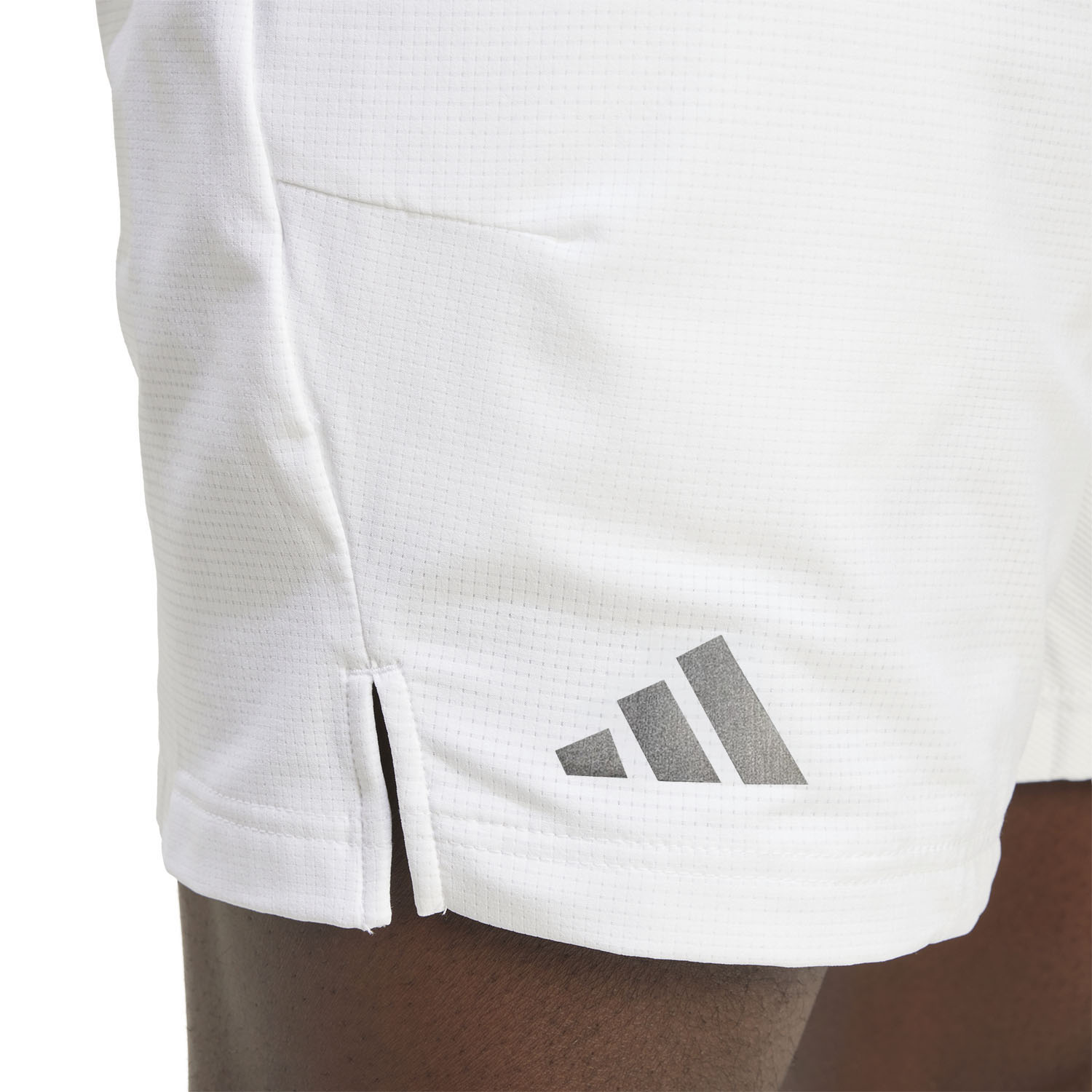 adidas CLIMACOOL Ergo 7in Pantaloncini - White/Metallic Silver
