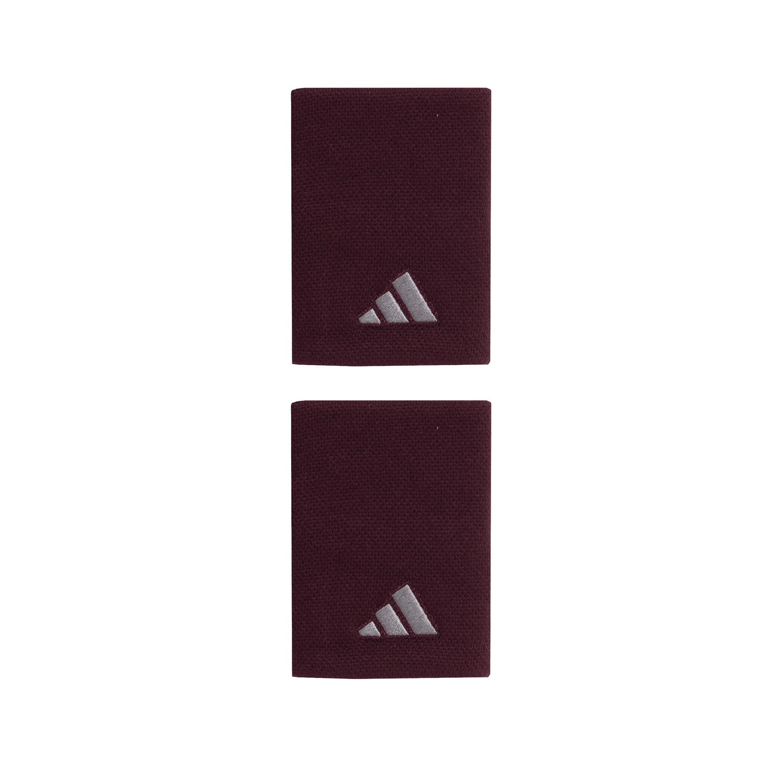 adidas Pro Muñequeras Largas - Maroon/Iron Metallic