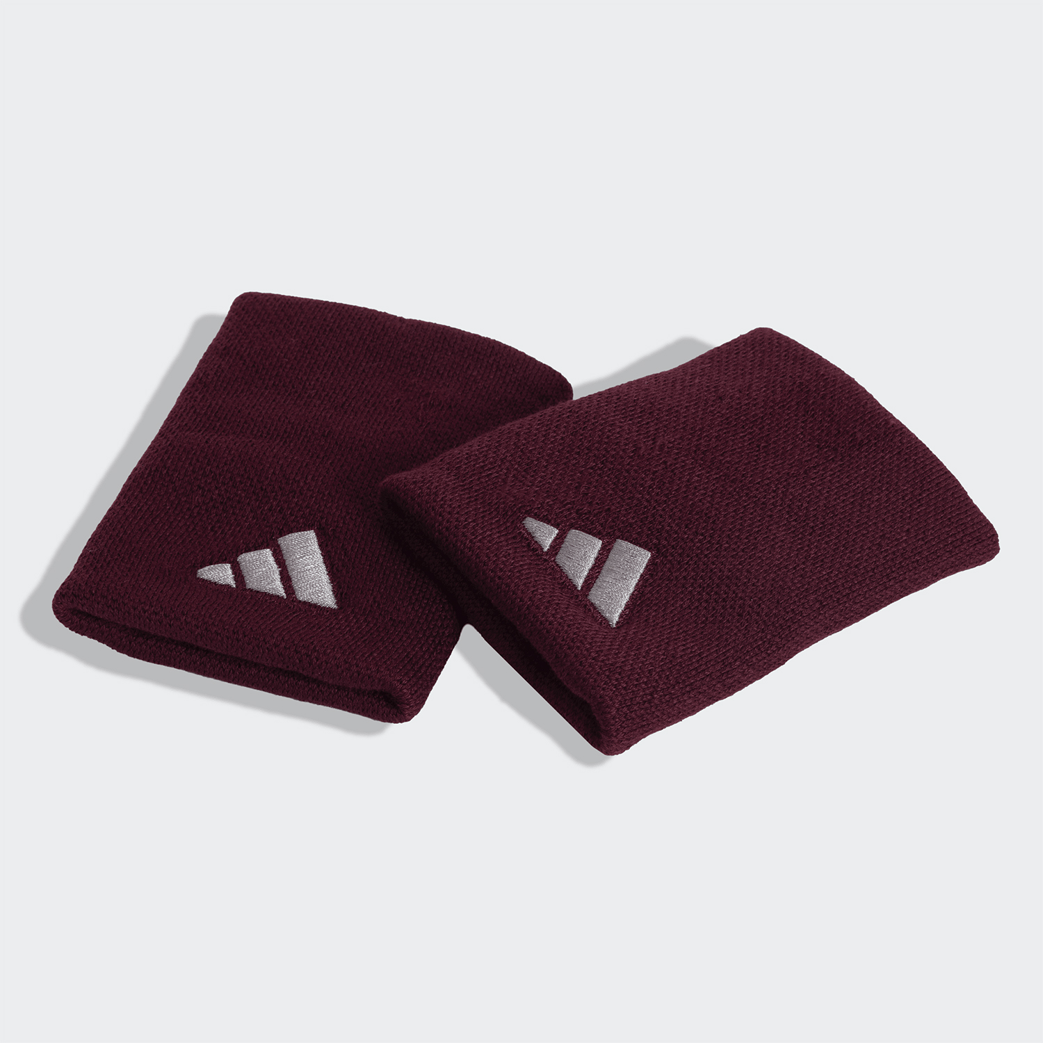 adidas Pro Muñequeras Largas - Maroon/Iron Metallic