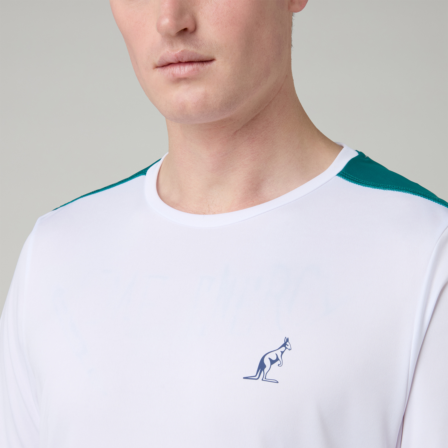 Australian Court T-Shirt - Bianco/Verde