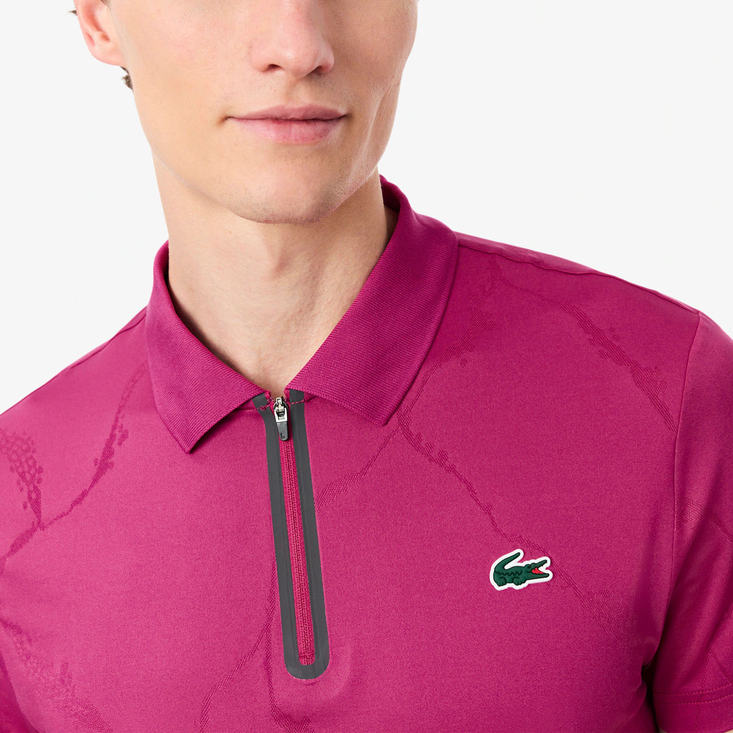 Lacoste Crocodile Polo - Rose Fushia