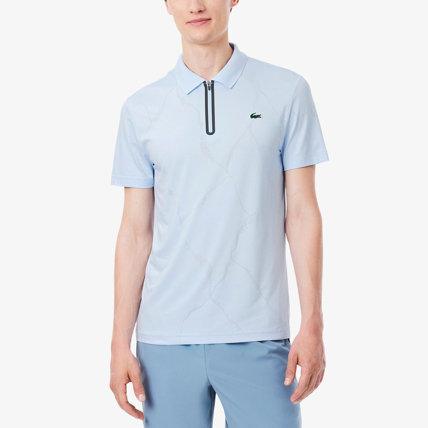 Lacoste Crocodile Polo - Bleu Clair