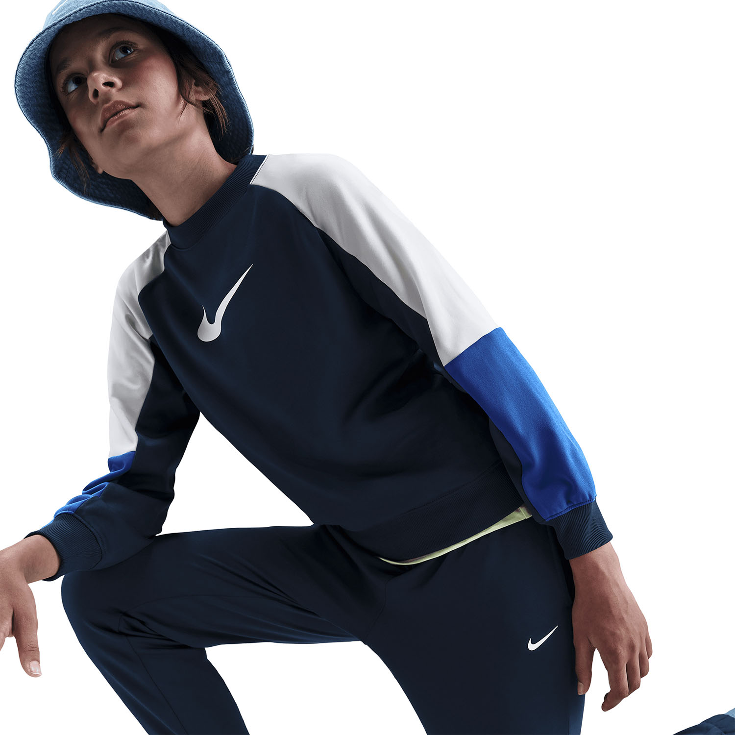 Nike Sportswear Chándal Niños - Midnight Navy/White/Game Royal