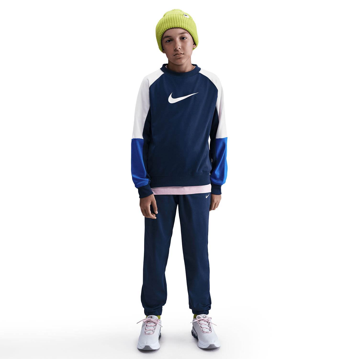 Nike Sportswear Chándal Niños - Midnight Navy/White/Game Royal