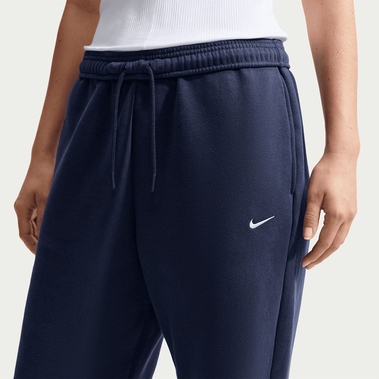 Nike Studio Fleece Pants - Midnight Navy/Sail