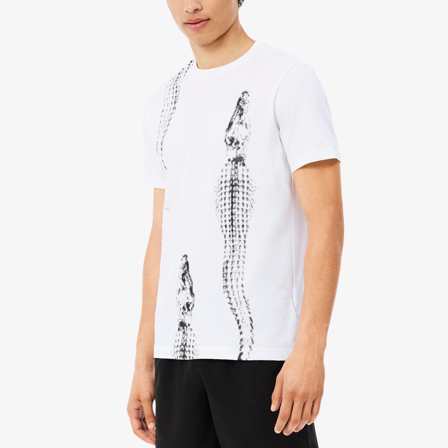 Lacoste X Daniil Medvedev Graphic T-Shirt - Blanc