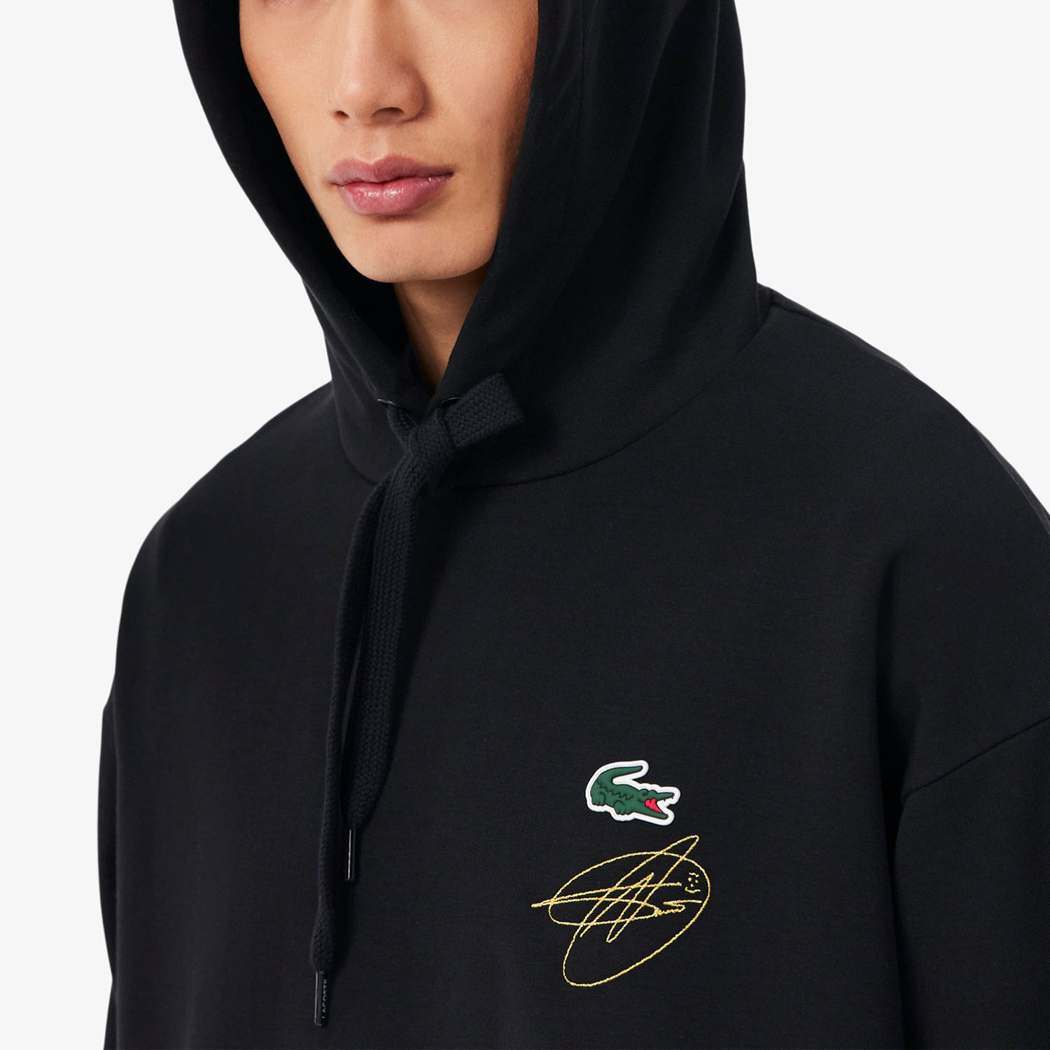 Lacoste X Novak Djokovic Autograph Sudadera - Noir