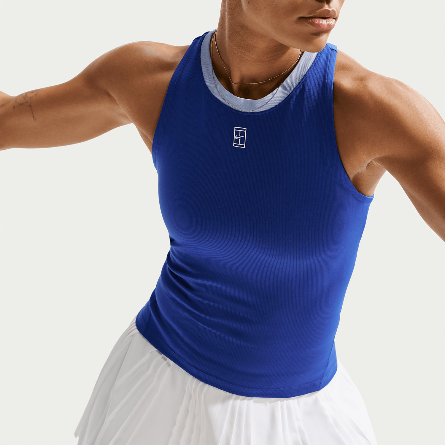 Nike Court Advantage Dri-FIT Top - Old Royal/White