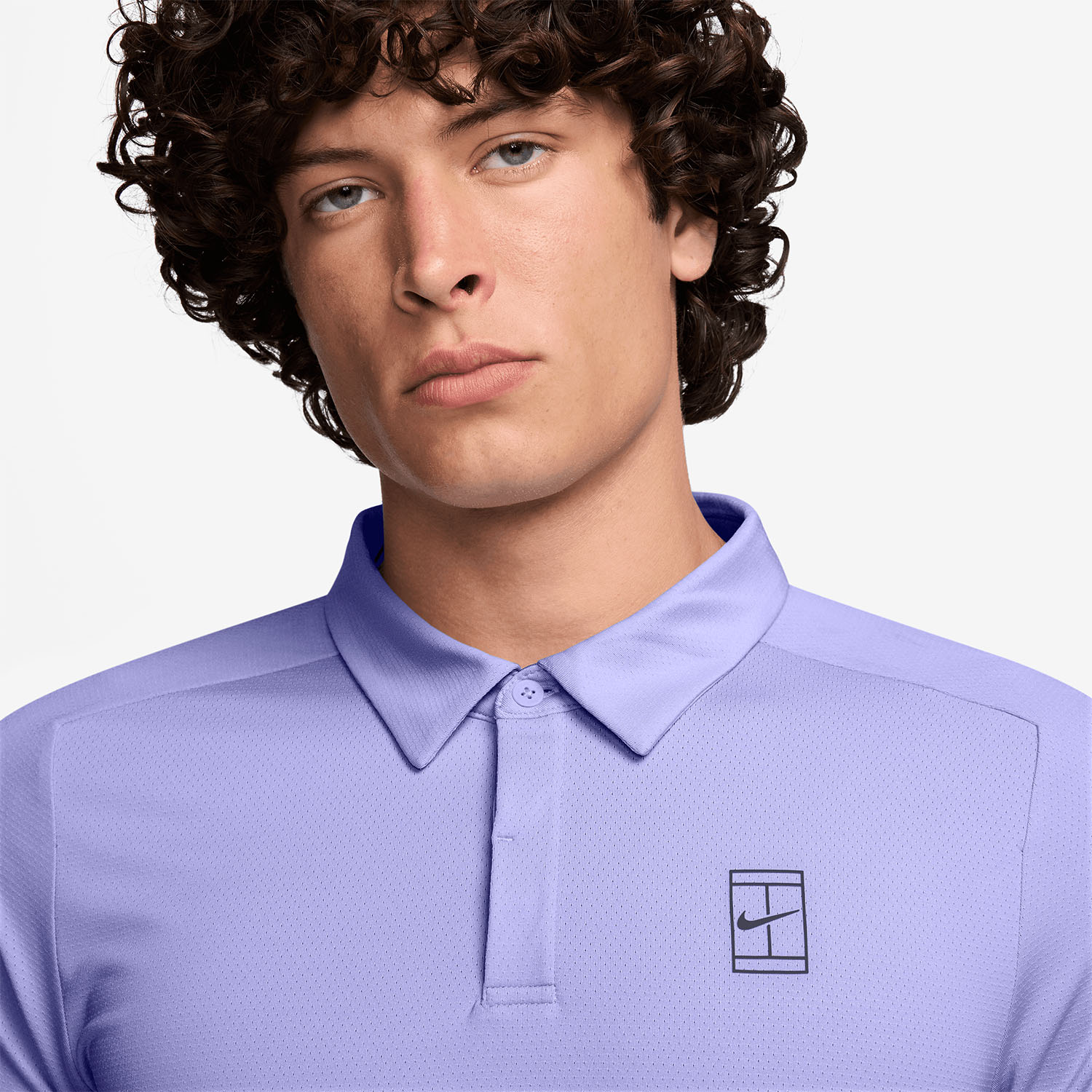 Nike Court Advantage Polo - Purple Pulse/Gridiron