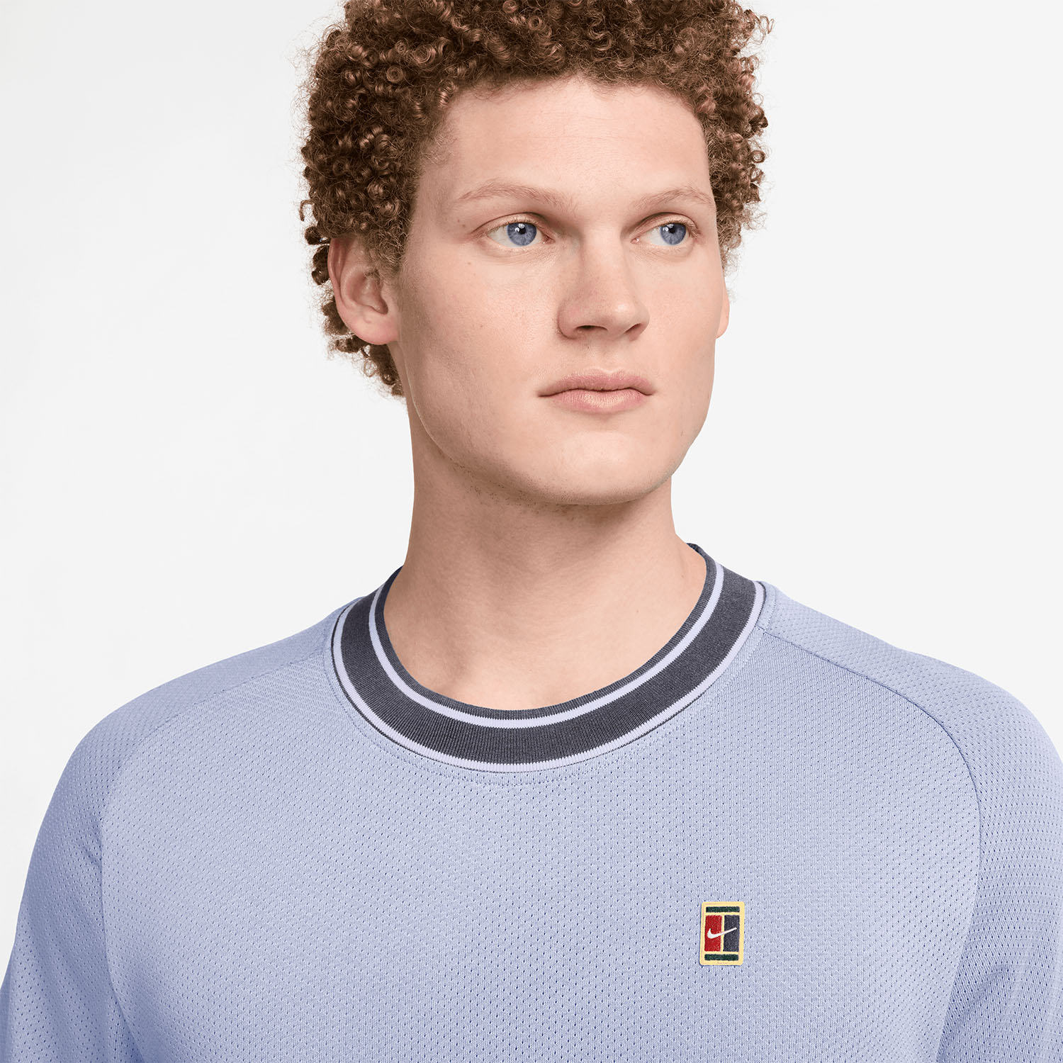 Nike Court Heritage Logo Maglietta - Palest Purple/Gridiron
