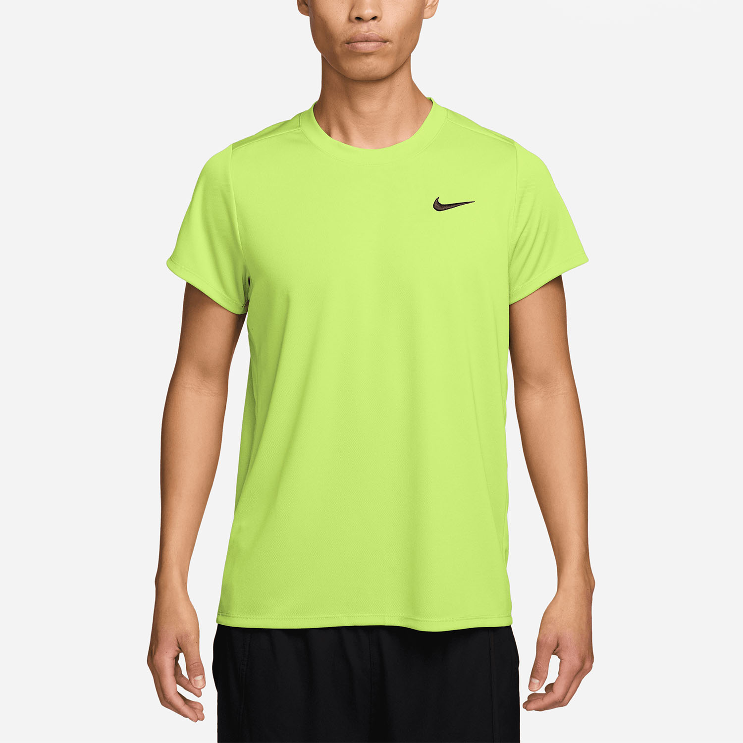 Nike Court Victory Maglietta - Light Lemon Twist/Black