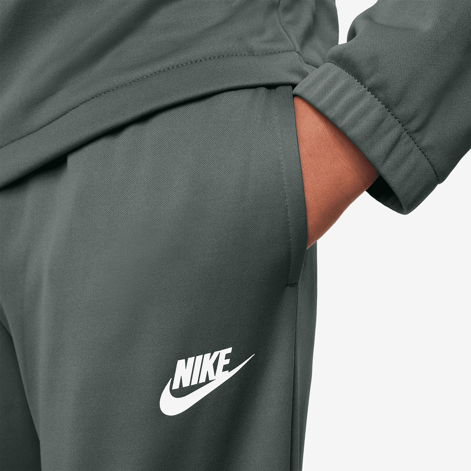 Nike Dri-FIT Tracksuit Kids - Camo Green/Black Spruce/White