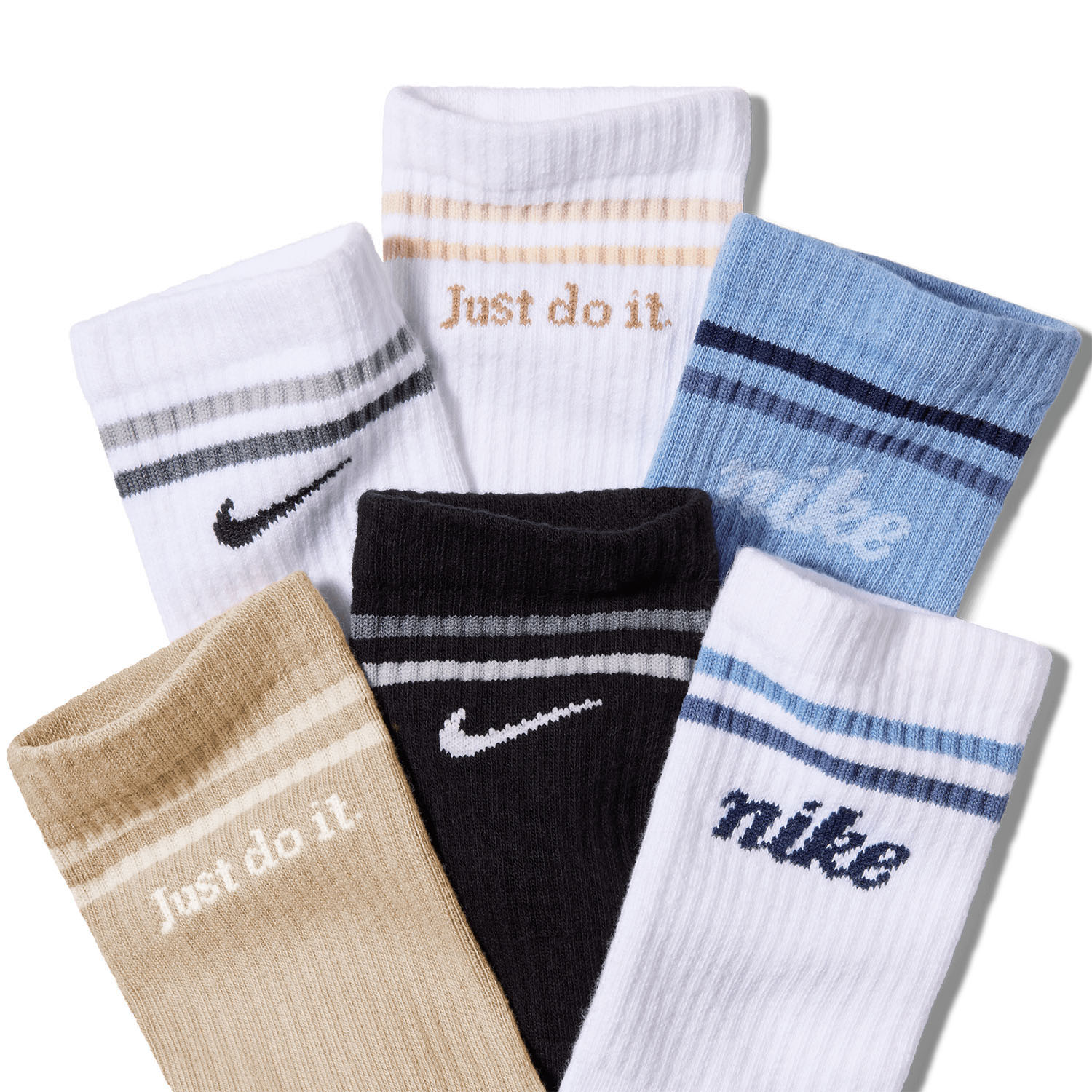 Nike Everyday Graphic x 6 Socks Junior - Multicolour