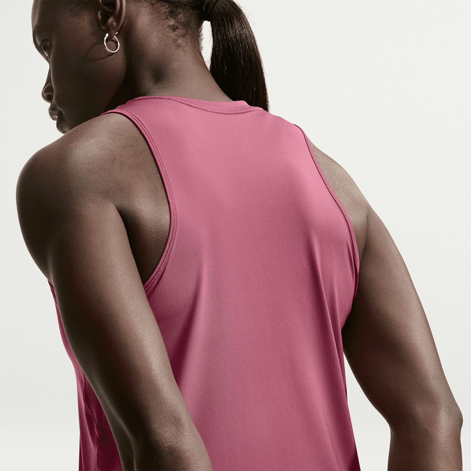 Nike One Classic Top - Pink Smoke/White