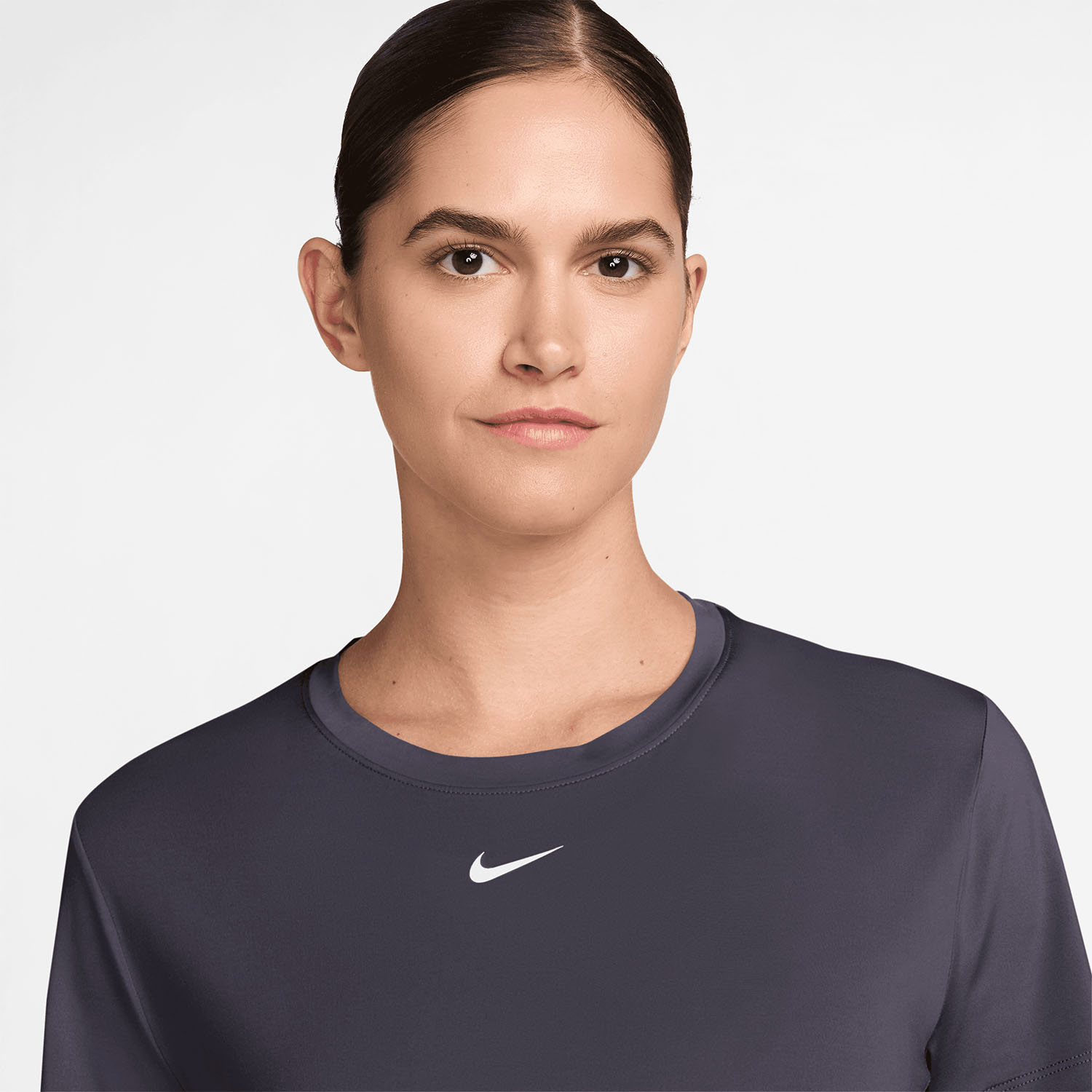 Nike One Classic T-Shirt - Gridiron/White